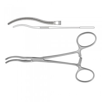 Cooley Atrauma Multipurpose Vascular Clamp Stainless Steel, 17.5 cm - 7"